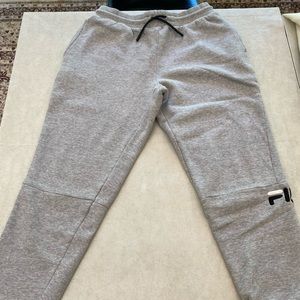 GREY FILA SWEATPANTS